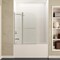 Anzzi Galleon 48 in. x 58 in. Frameless Tub Door with TSUNAMI GUARD in Brushed Nickel SD-AZ054-01BN - alternate 1